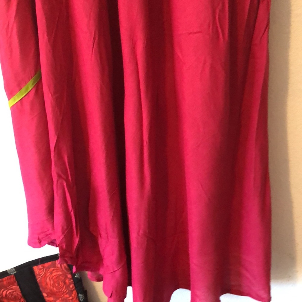 Junglee Billee Vibrant Fuscia Dress with Artistic Swirl Design siz XL - Picture 9 of 10